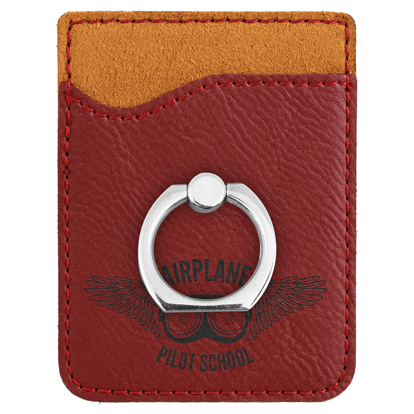 Personalized Leatherette Phone Wallet - Smalltown Connetchin