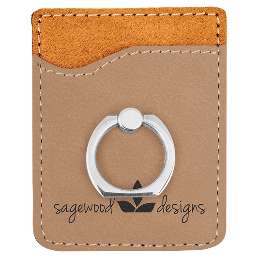 Personalized Leatherette Phone Wallet - Smalltown Connetchin