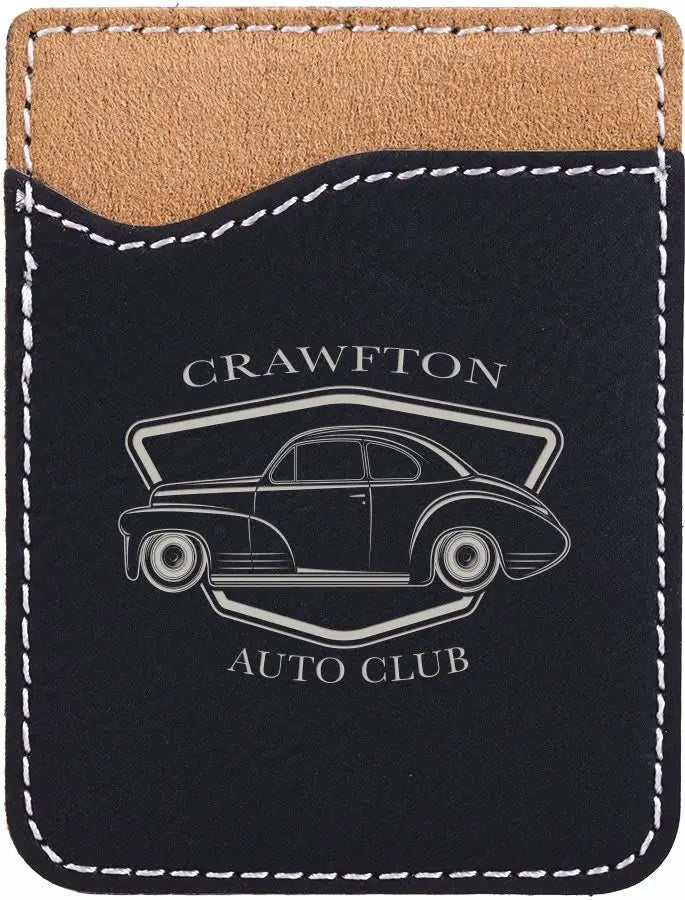 Personalized Leatherette Phone Wallet - Smalltown Connetchin