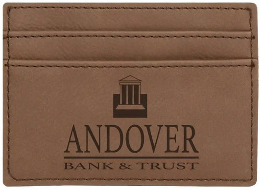 Personalized Leatherette Wallet Clip - Smalltown Connetchin