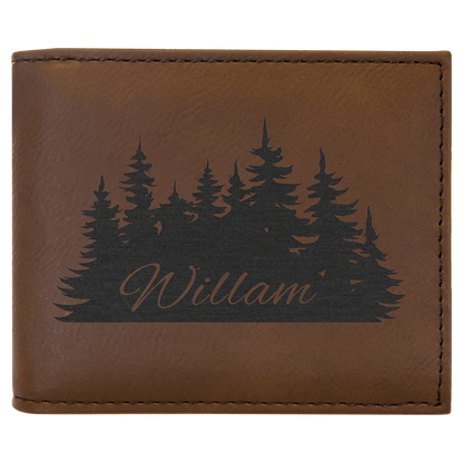Personalized Wallet - Leatherette Bifold - Smalltown Connetchin