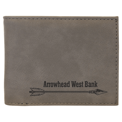 Personalized Wallet - Leatherette Bifold - Smalltown Connetchin
