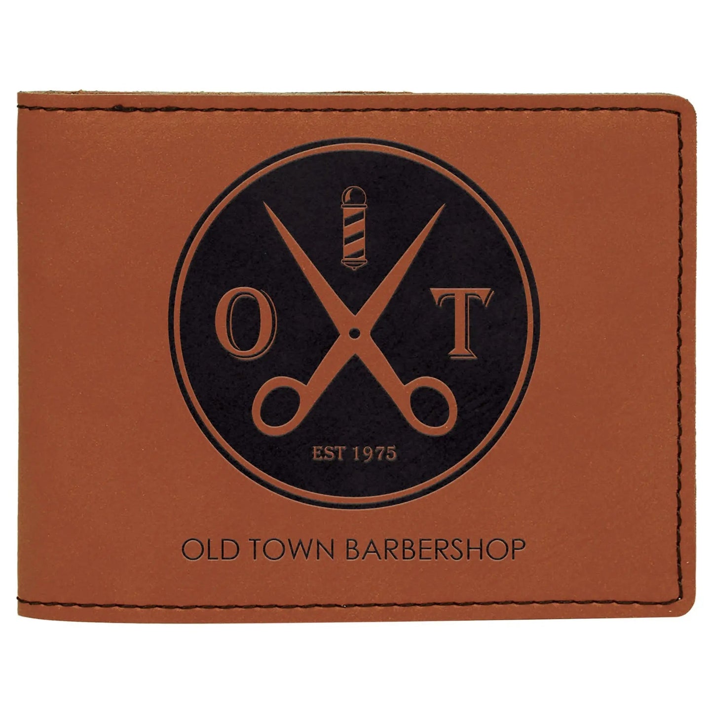 Personalized Wallet - Leatherette Bifold - Smalltown Connetchin