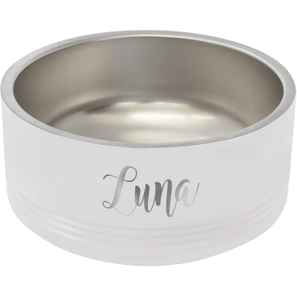 Pet Food Dish - Durable Stainless Steel - Custom - Smalltown Connetchin