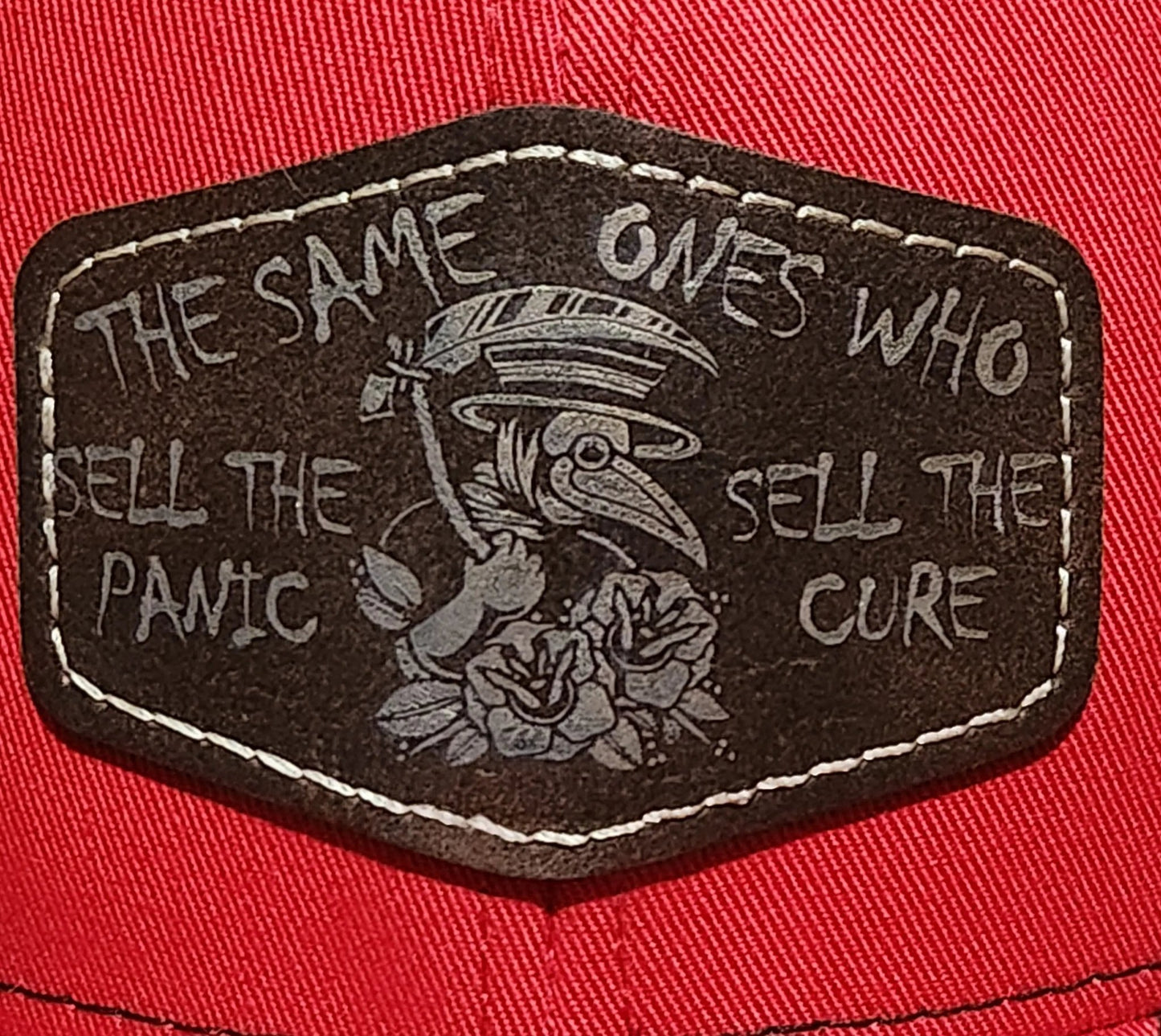 Plague Doctor Hat - Snap - Back Patch Cap - Smalltown Connetchin