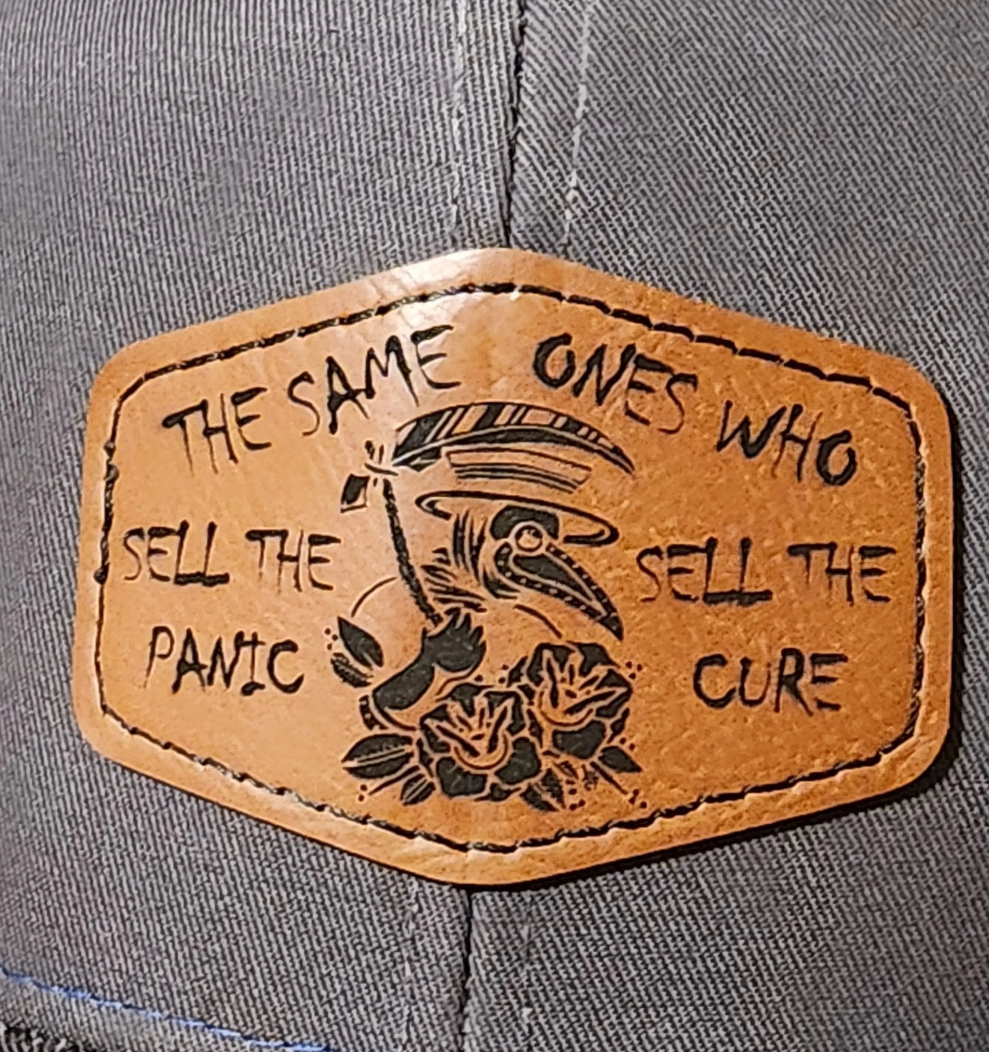 Plague Doctor Hat - Snap - Back Patch Cap - Smalltown Connetchin