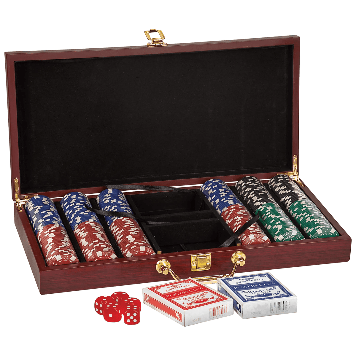 Poker Set Example Poker Sets - Customized | 100 or 300 chips - Smalltown Connetchin