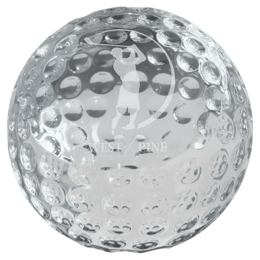 Premier Crystal Glass Paperweight Award - Smalltown Connetchin