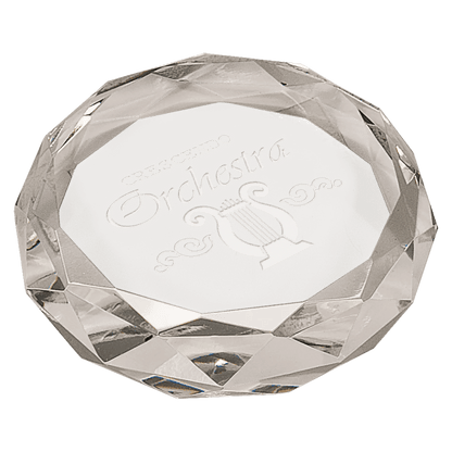 Premier Crystal Glass Paperweight Award - Smalltown Connetchin