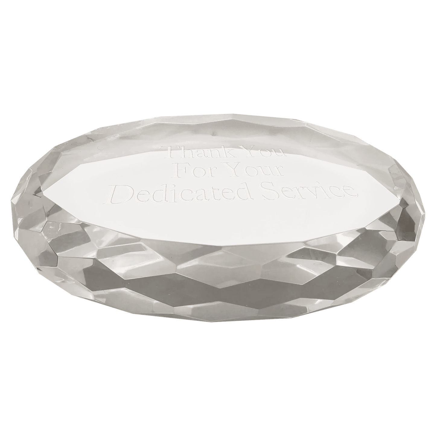 Premier Crystal Glass Paperweight Award - Smalltown Connetchin