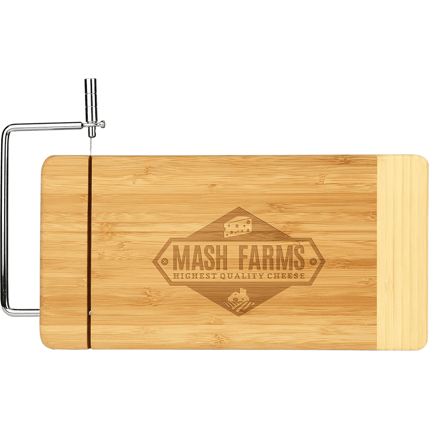 Rectangle Bamboo Cheese Cutting Board - Personalized - Smalltown Connetchin