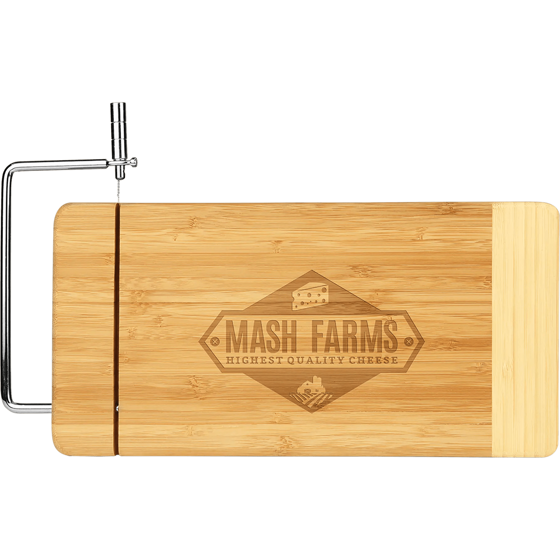 Rectangle Bamboo Cheese Cutting Board - Personalized - Smalltown Connetchin