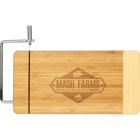 Rectangle Bamboo Cheese Cutting Board - Personalized - Smalltown Connetchin
