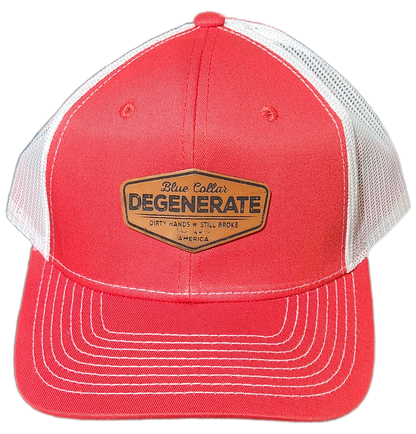 Blue Collar Degenerate Hat - Snap-Back Patch Cap Epic Sports
