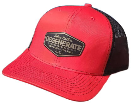 Blue Collar Degenerate Hat - Snap-Back Patch Cap Epic Sports
