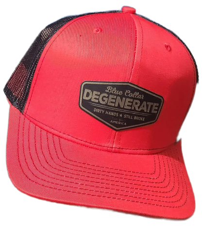 Blue Collar Degenerate Hat - Snap-Back Patch Cap Epic Sports