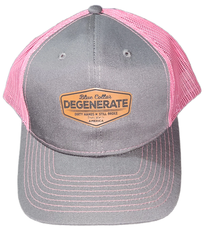 Blue Collar Degenerate Hat - Snap-Back Patch Cap Epic Sports