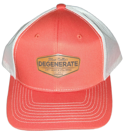 Blue Collar Degenerate Hat - Snap-Back Patch Cap Epic Sports