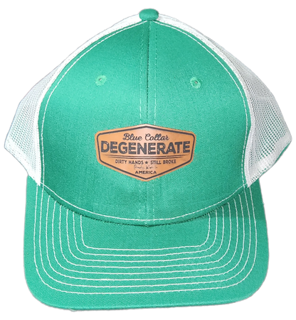 Blue Collar Degenerate Hat - Snap-Back Patch Cap Epic Sports
