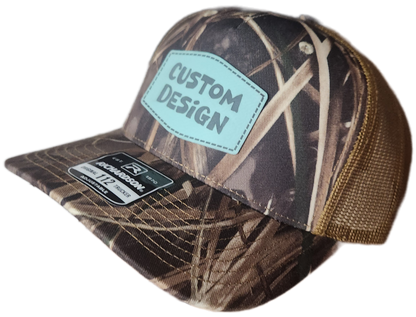 Custom Patch - Richardson 112PFP Printed Five Panel Snapback - REALTREE MAX-7/BUCK