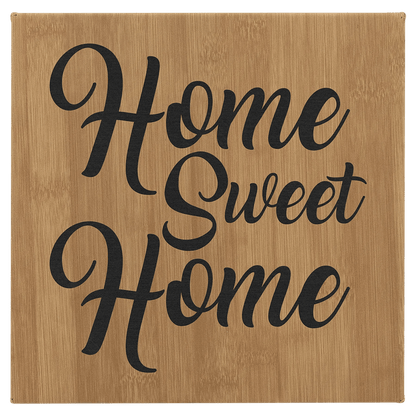Wall Decor - Custom Laser Etched Leatherette Panel - Smalltown Connetchin