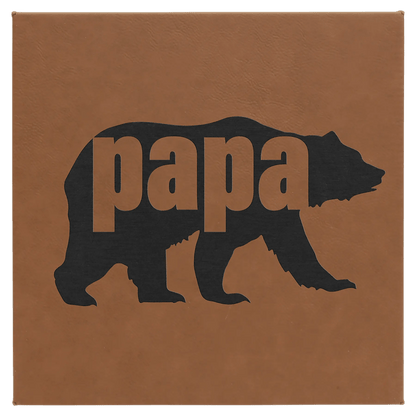 Wall Decor - Custom Laser Etched Leatherette Panel - Smalltown Connetchin