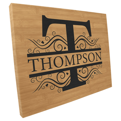 Wall Decor - Custom Laser Etched Leatherette Panel - Smalltown Connetchin