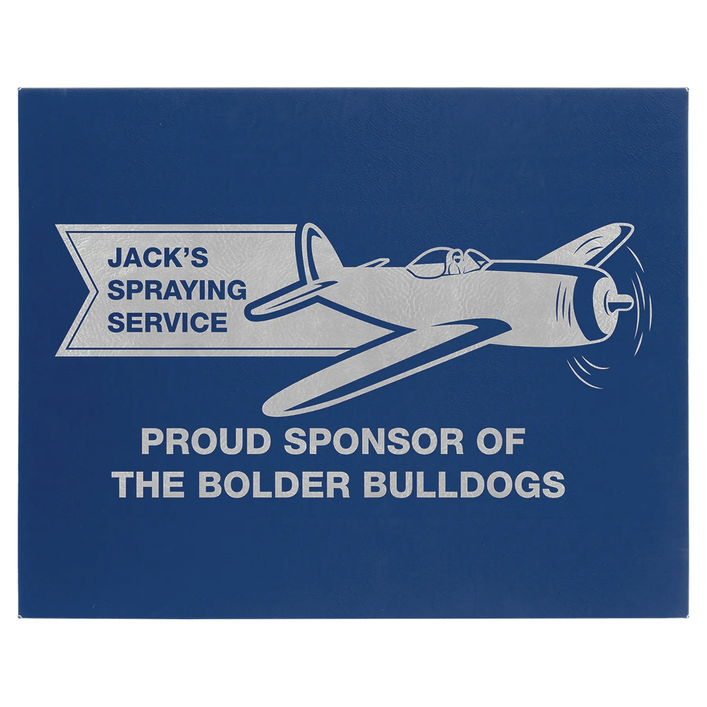 Wall Decor - Custom Laser Etched Leatherette Panel - Smalltown Connetchin