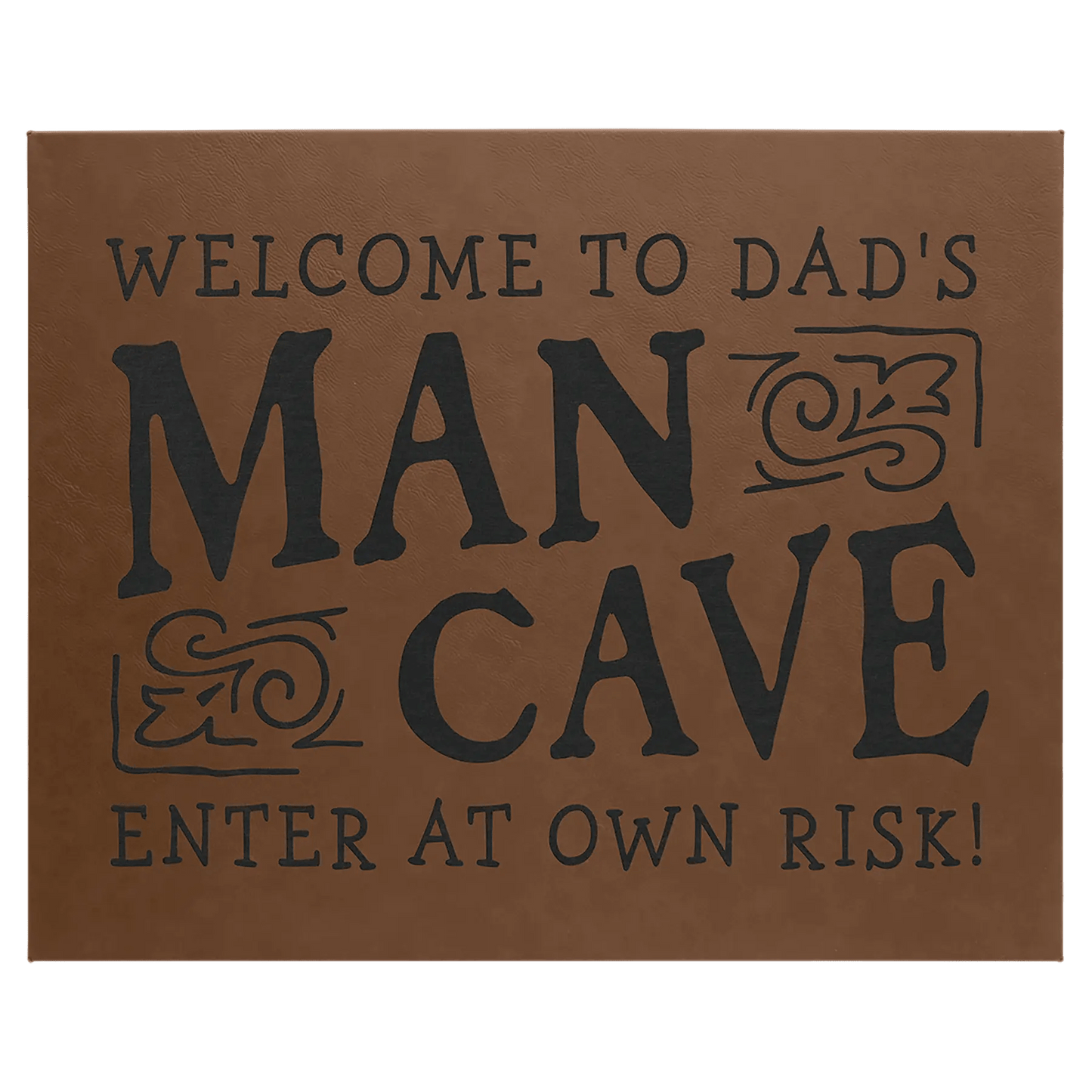 Wall Decor - Custom Laser Etched Leatherette Panel - Smalltown Connetchin