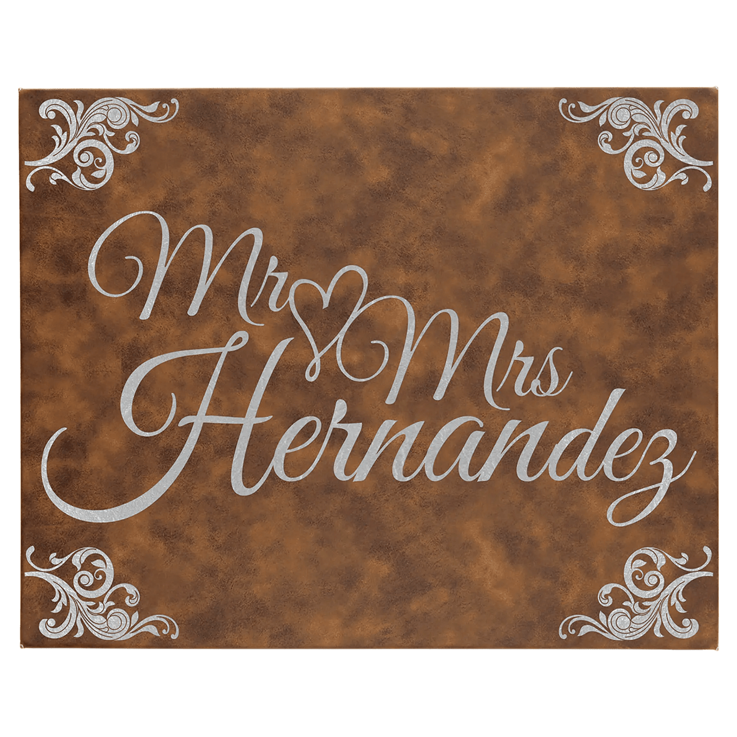 Wall Decor - Custom Laser Etched Leatherette Panel - Smalltown Connetchin