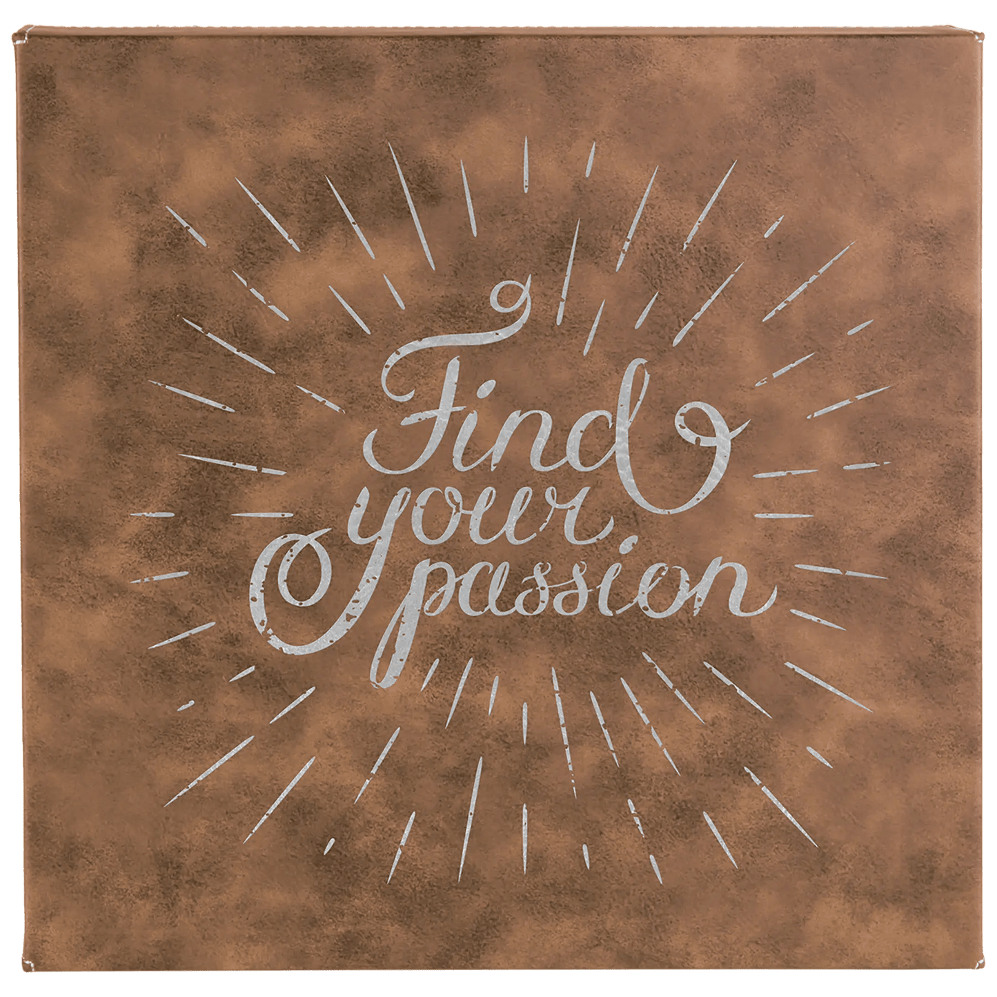 Wall Decor - Custom Laser Etched Leatherette Panel - Smalltown Connetchin