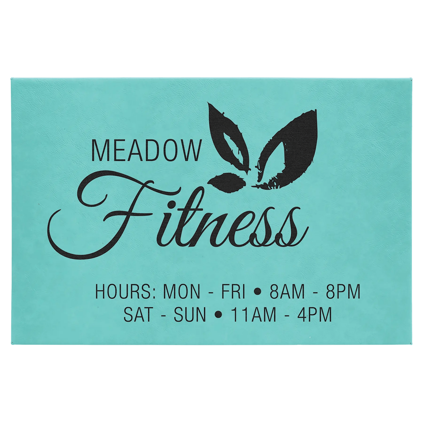 Wall Decor - Custom Laser Etched Leatherette Panel - Smalltown Connetchin