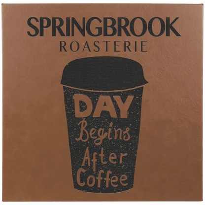 Wall Decor - Custom Laser Etched Leatherette Panel - Smalltown Connetchin