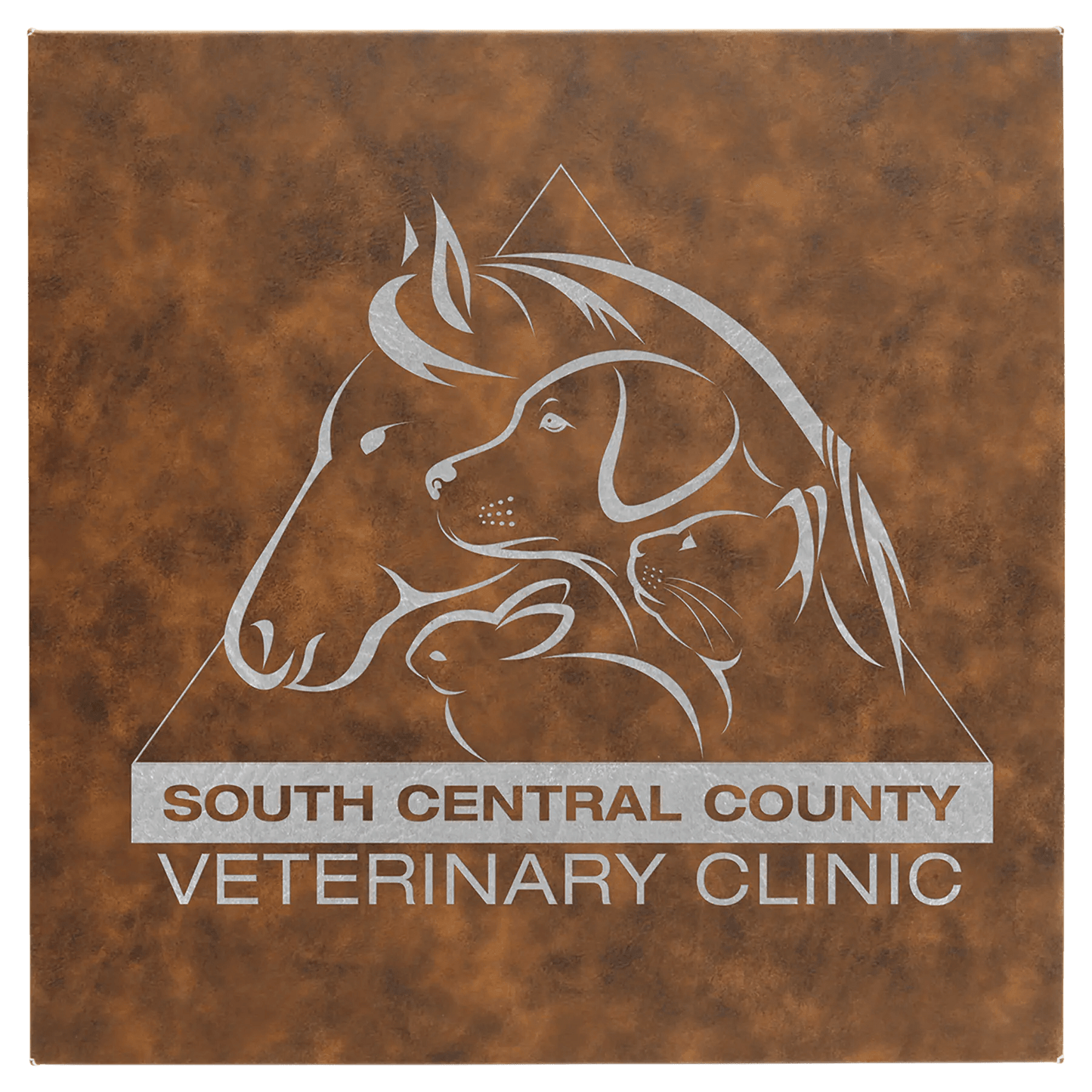 Wall Decor - Custom Laser Etched Leatherette Panel - Smalltown Connetchin