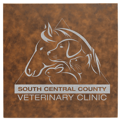 Wall Decor - Custom Laser Etched Leatherette Panel - Smalltown Connetchin