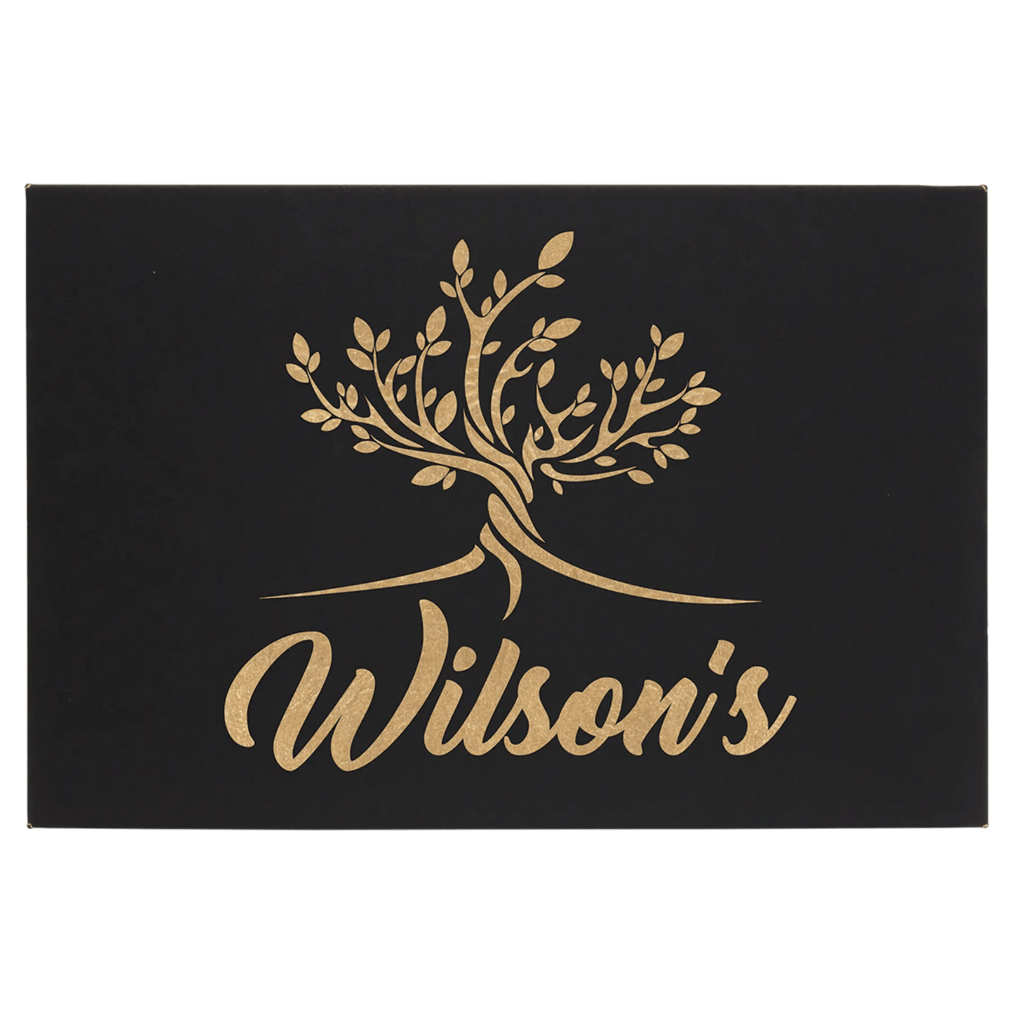 Wall Decor - Custom Laser Etched Leatherette Panel - Smalltown Connetchin