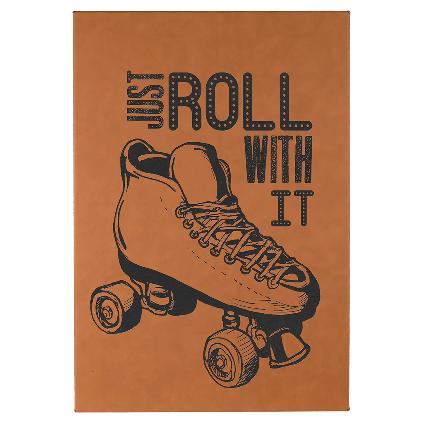 Wall Decor - Custom Laser Etched Leatherette Panel - Smalltown Connetchin