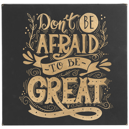 Wall Decor - Custom Laser Etched Leatherette Panel - Smalltown Connetchin