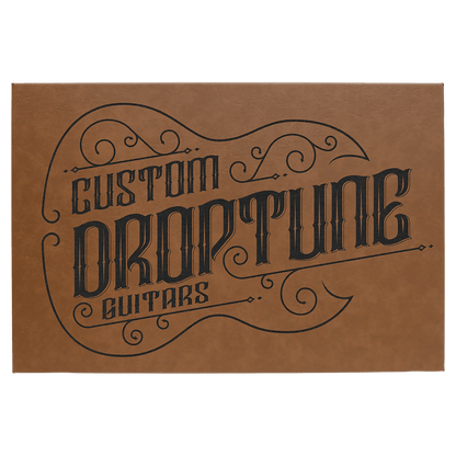 Wall Decor - Custom Laser Etched Leatherette Panel - Smalltown Connetchin