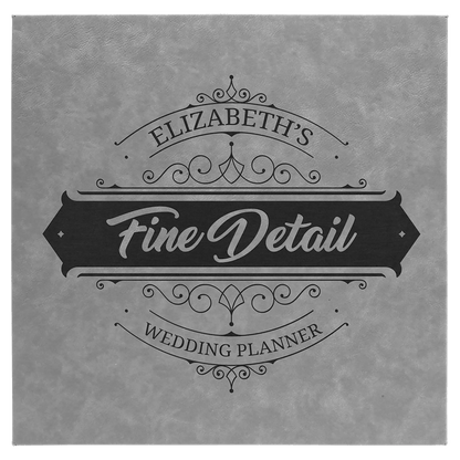 Wall Decor - Custom Laser Etched Leatherette Panel - Smalltown Connetchin